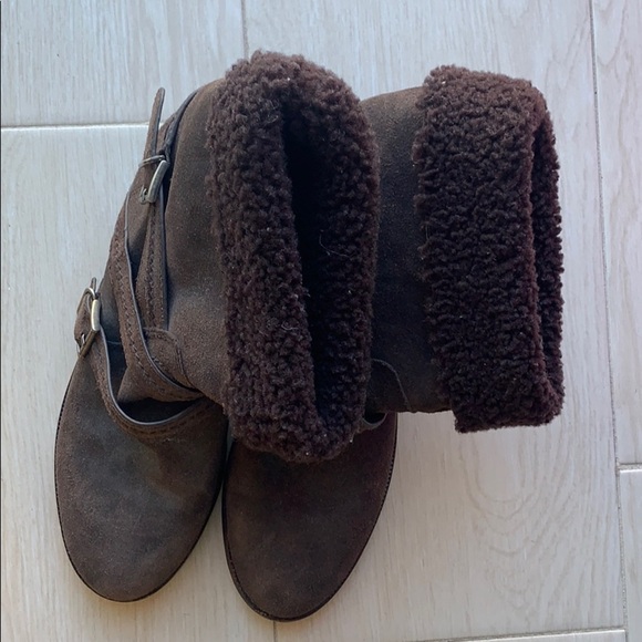 Joie brown buckle boots - Picture 2 of 5